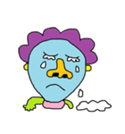 Cute hair green guy（個別スタンプ：28）