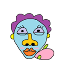 Cute hair green guy（個別スタンプ：35）