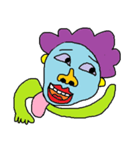 Cute hair green guy（個別スタンプ：36）