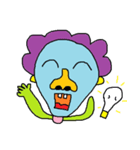 Cute hair green guy（個別スタンプ：37）