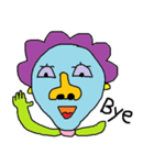 Cute hair green guy（個別スタンプ：38）