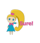 Little Blondie Gal（個別スタンプ：6）
