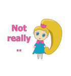 Little Blondie Gal（個別スタンプ：7）