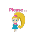 Little Blondie Gal（個別スタンプ：12）