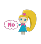Little Blondie Gal（個別スタンプ：18）