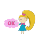 Little Blondie Gal（個別スタンプ：21）