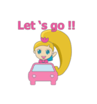 Little Blondie Gal（個別スタンプ：25）