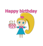 Little Blondie Gal（個別スタンプ：32）