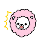 わたあめライオンリアクションver（個別スタンプ：36）