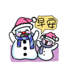 naughty snowman(brothers)（個別スタンプ：17）