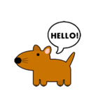 TAMLAY The Brown Dog（個別スタンプ：1）