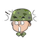 little soldier cute cute（個別スタンプ：7）