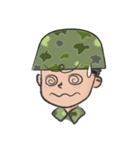 little soldier cute cute（個別スタンプ：8）
