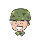 little soldier cute cute（個別スタンプ：9）