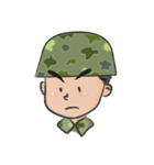 little soldier cute cute（個別スタンプ：10）