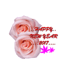 FLOWER TODAY FOR HAPPY NEW YEAR 2017（個別スタンプ：2）