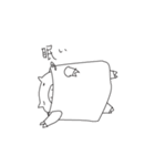 お先真っ暗なべぶたくん（個別スタンプ：3）