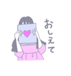 #Pink Girl（個別スタンプ：14）