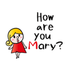 I'm Mary！！（個別スタンプ：4）