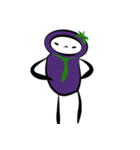 eggplant born（個別スタンプ：1）