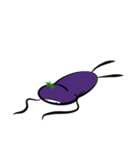 eggplant born（個別スタンプ：2）