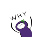 eggplant born（個別スタンプ：3）