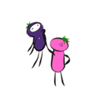 eggplant born（個別スタンプ：7）