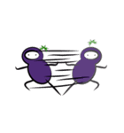eggplant born（個別スタンプ：17）