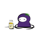 eggplant born（個別スタンプ：18）