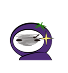 eggplant born（個別スタンプ：21）