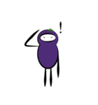 eggplant born（個別スタンプ：23）