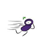 eggplant born（個別スタンプ：28）