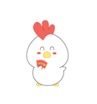 Chibi chicken chinese new year（個別スタンプ：8）