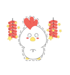 Chibi chicken chinese new year（個別スタンプ：13）