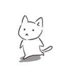 ぽてぱた白猫（個別スタンプ：1）