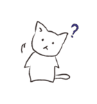 ぽてぱた白猫（個別スタンプ：2）