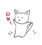 ぽてぱた白猫（個別スタンプ：6）