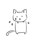 ぽてぱた白猫（個別スタンプ：7）