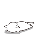 ぽてぱた白猫（個別スタンプ：9）