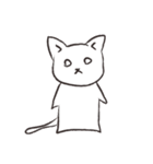 ぽてぱた白猫（個別スタンプ：11）