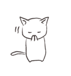 ぽてぱた白猫（個別スタンプ：15）