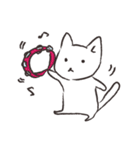 ぽてぱた白猫（個別スタンプ：25）