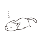 ぽてぱた白猫（個別スタンプ：40）