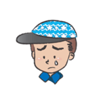 France Boy wearing cap（個別スタンプ：7）