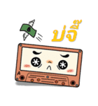 Cassette With Speech Hits（個別スタンプ：17）