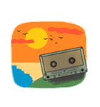 Cassette With Speech Hits（個別スタンプ：36）