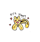 リスのクリス Chris the squirrel（個別スタンプ：2）