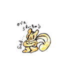 リスのクリス Chris the squirrel（個別スタンプ：5）