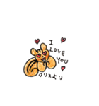 リスのクリス Chris the squirrel（個別スタンプ：22）