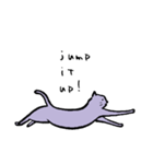 cat posture blues（個別スタンプ：6）